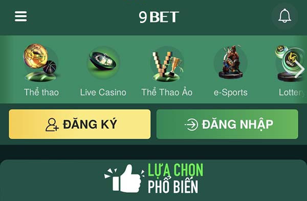 Rút tiền 9bet 1