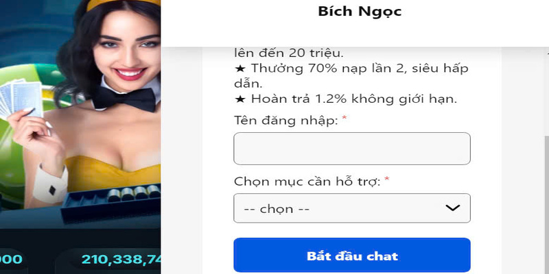 Cách khiếu nại với 9BET qua Live chat