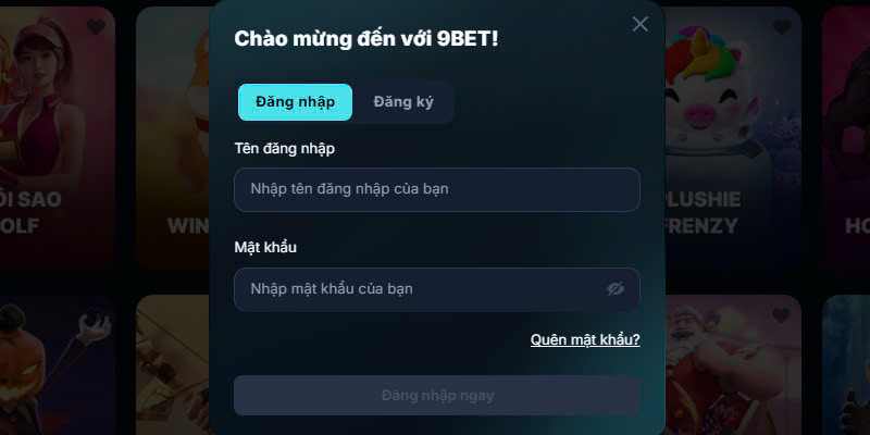 Lý do quên mật khẩu 9BET